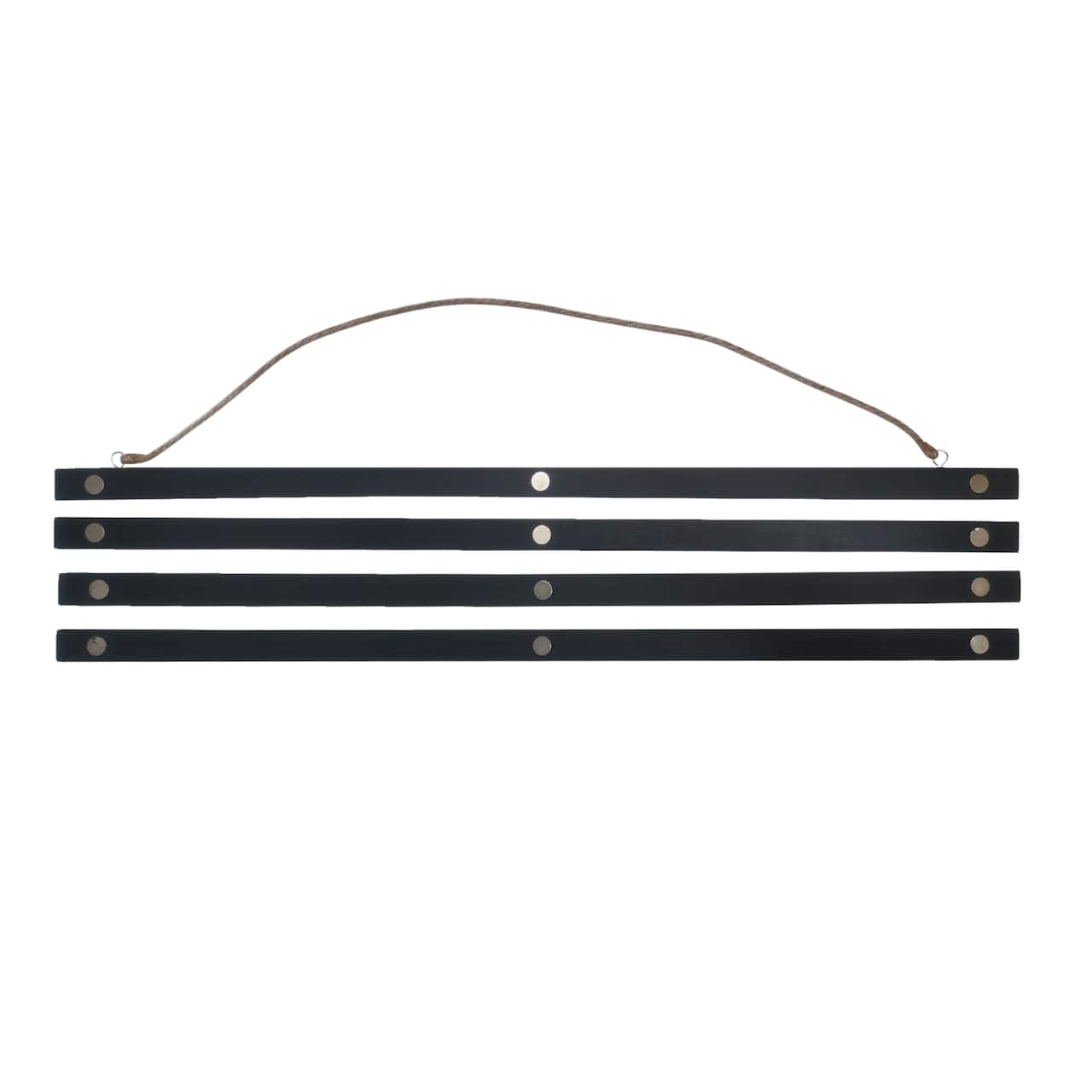 6 Pack: Black Wooden Magnetic Poster Hanger by Studio Décor®